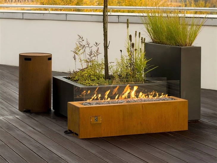Gas Fire Pit Table Burning Fire Pit