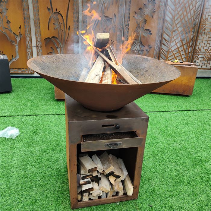 Σκουριασμένη Εξωτερική Γκριλ Μπάρμπεκιου Γκριλ Μπάρμπεκιου Εξωτερικού Χάλυβα Corten