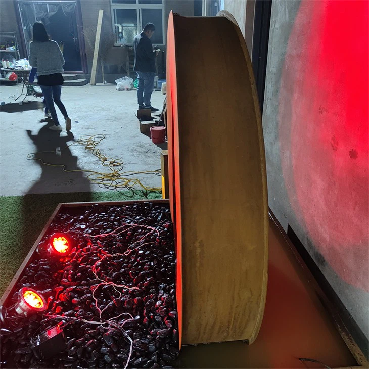 Rusty Outdoor Whispering Oasis Corten Steel Water Feature