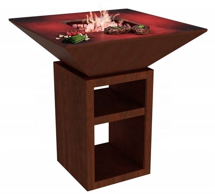 Wood & Charcoal Fired Barbecue Grill