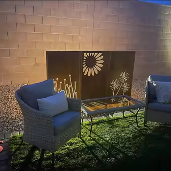 Εξωτερικές διακοσμητικές οθόνες από χάλυβα Corten